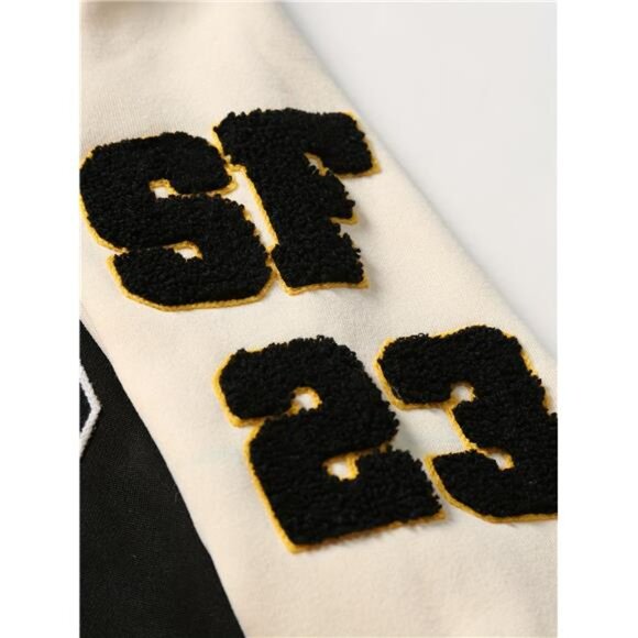 [Vintage Baseball Jacket] Autumn Winter Men's Vintage College Style Baseball - Picture 5 of 8